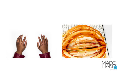 MADE HAND_At Work_Fikayo Adebajo_Memory, Orange, Yet To Be Finished